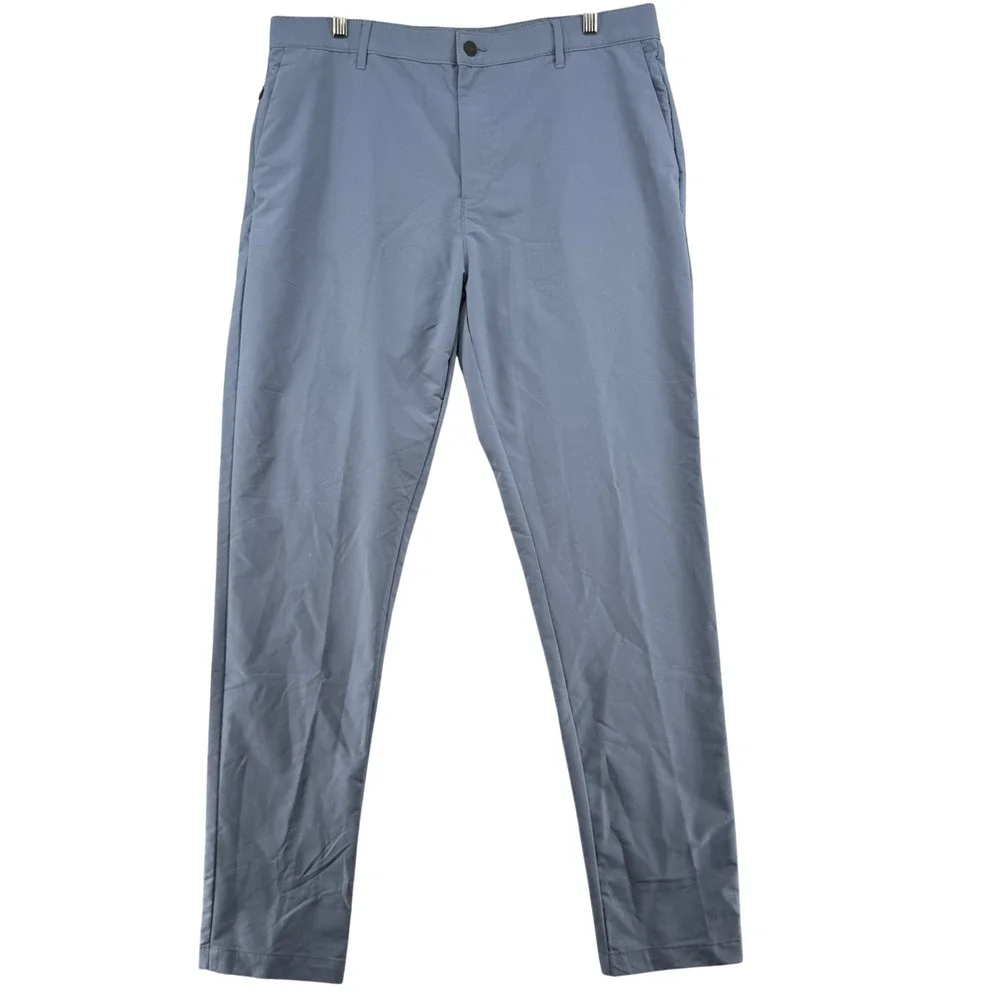 Banana Republic Chino Pants Mens 38x34 China Blue Performance Lightweight NWT
